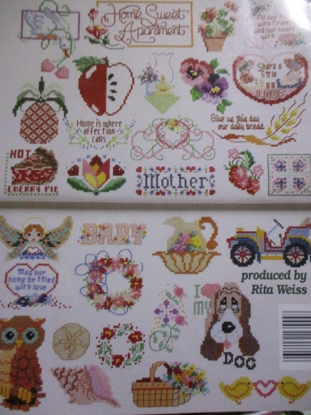 CROSS STITCH~ Sam Hawkins!~ "50 VARIETY Cross Stitch Designs!"~ 17 pages! Carousel 2