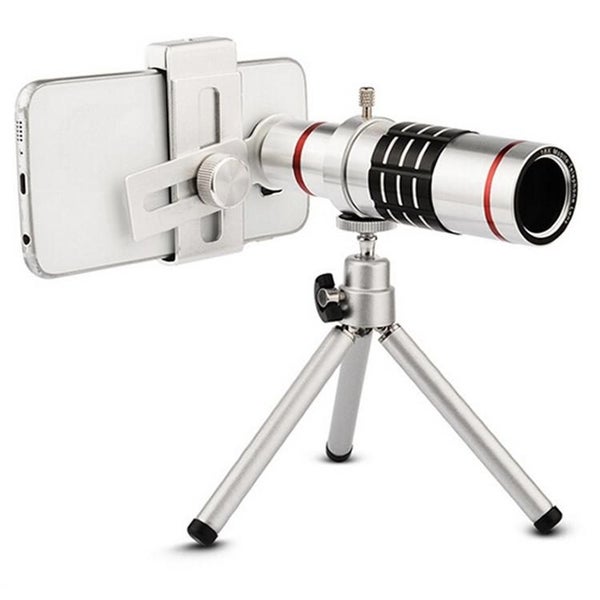 Universal Mobile Phone Telescope Lens With Clip - Ideal For Outdoor Shooting 12X Carousel 2