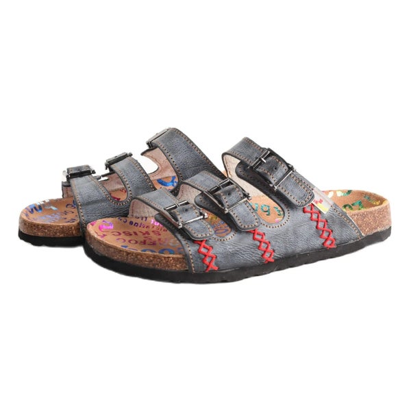 Summer Womens Casual Solid Colour Slippers With Hand Stitching Carousel 2