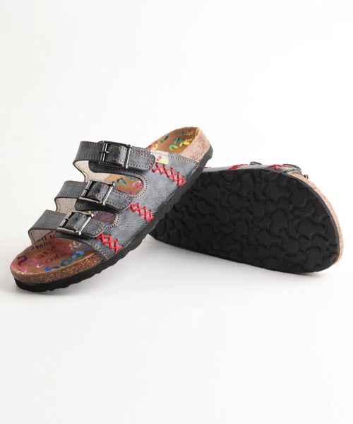 Summer Womens Casual Solid Colour Slippers With Hand Stitching Carousel 7