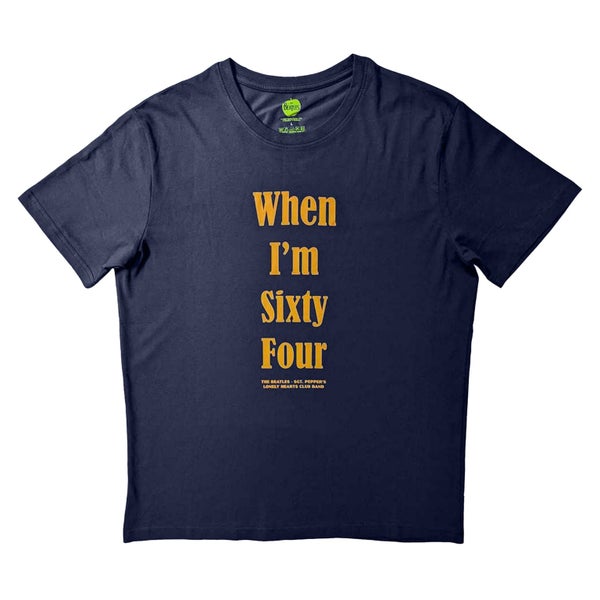 The Beatles Unisex Adult When I'm Sixty Four Back Carousel 1