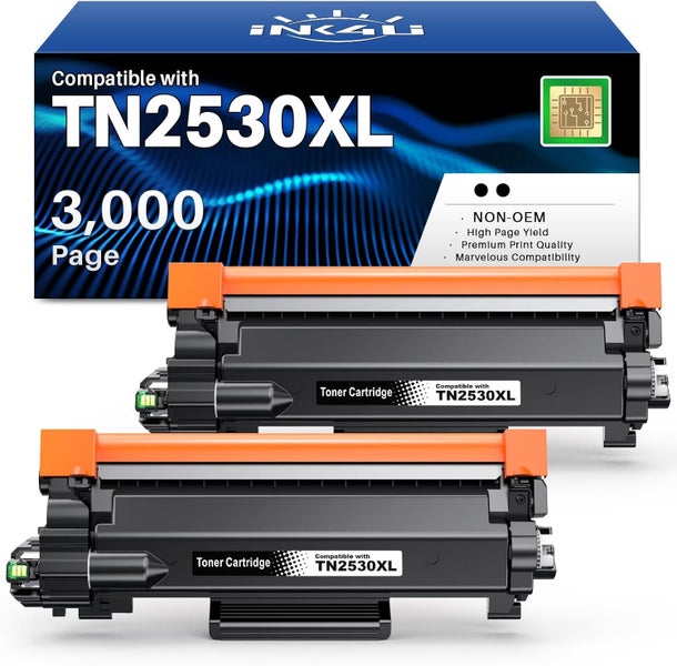 Brother TN2530XL High-Yield Black Toner Cartridge compatible Carousel 8