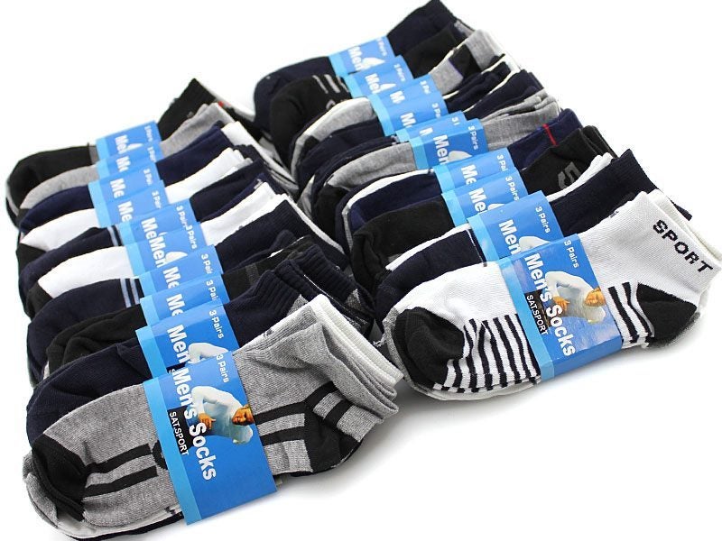 Men's Ankle Socks WHOLESALE - (60 Pairs) Carousel 1