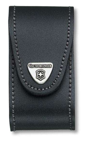 Victorinox Leather Pouch - Black Large Carousel 1