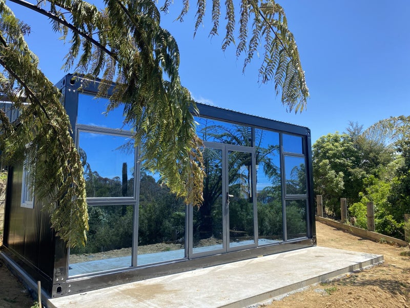 6*4m Glass Wall PORTABLE UNIT / CABIN / BUILDING / TINY HOUSE / BACHES / SHED Carousel 1