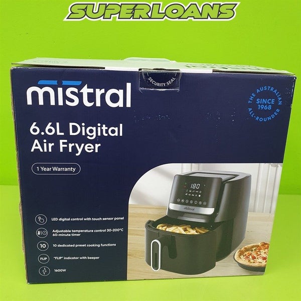 **NEW** MISTRAL 6.6L AIR FRYER (MZAF879B) Carousel 1