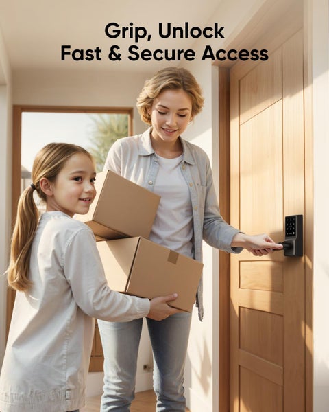 Eufy Security C33 WI-FI Fingerprint Smart Door Lock - Black Carousel 2