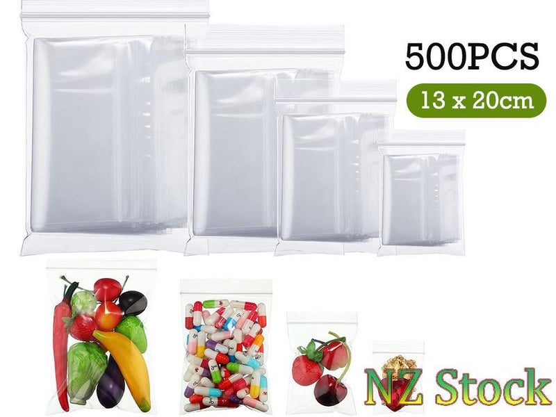 Resealable Ziplock Plastic Bags for Food Storage (Auckland Stock) Carousel 1