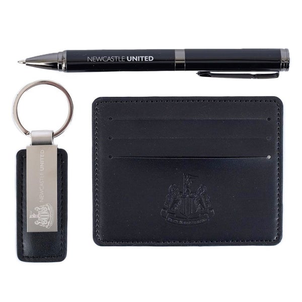 Newcastle United FC Leather Wallet, Fob & Pen Set Carousel 1