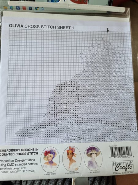 John Clayton's Elegance Cross Stitch Chart Carousel 2