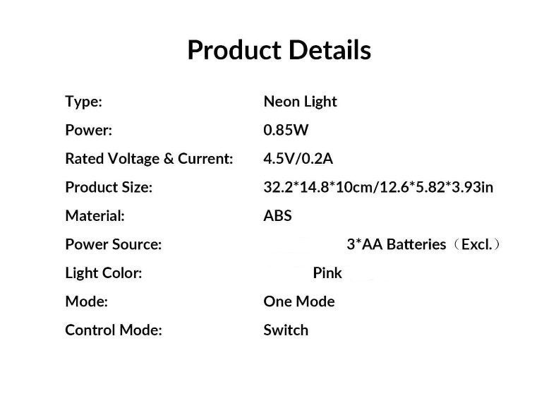 Flamingo LED Neon Light with Stand Base (Pink) Carousel 3