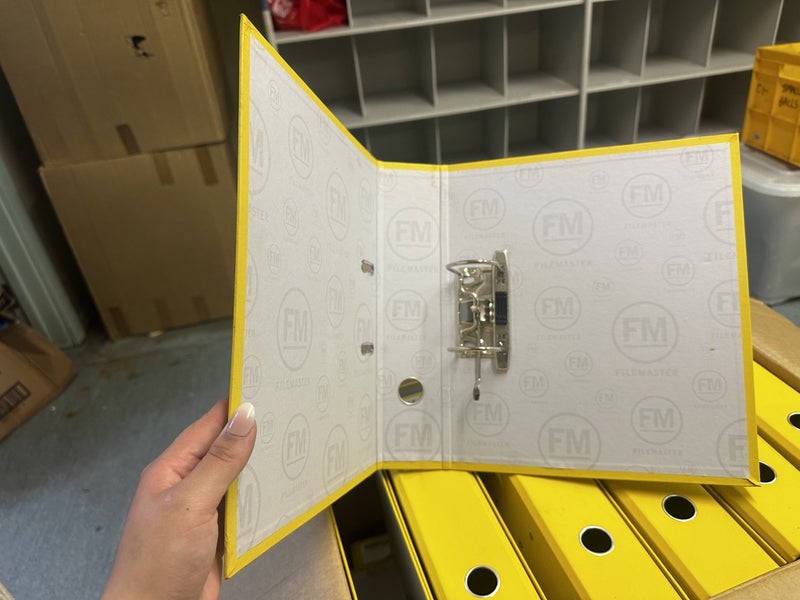 Yellow Radiofile Lever Arch Folders - Bulk64350136892417112
