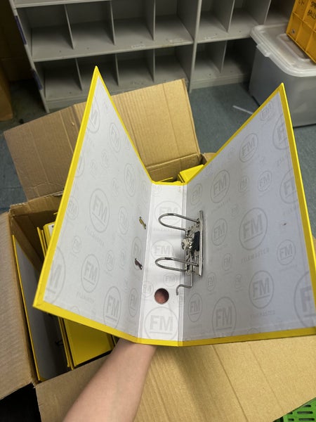 Yellow Radiofile Lever Arch Folders - Bulk64350136892417111