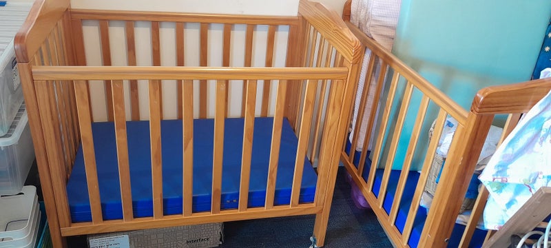 Max & Rosie Compact Cot & Mattress Carousel 1