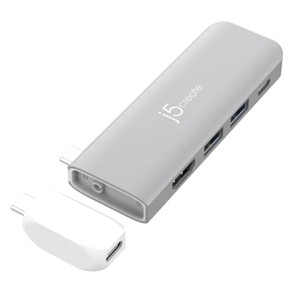 J5create 6K Premium Hub for Macbook Designed for M2 MacBook Air & Compatible Carousel 2
