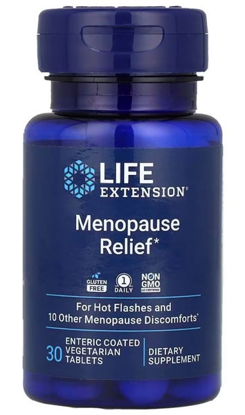Life Extension Menopause Relief (30 enteric coated vegetarian tablets) Carousel 1