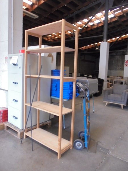 Lundia shelving-3 bays 2100x900x381mm Carousel 1