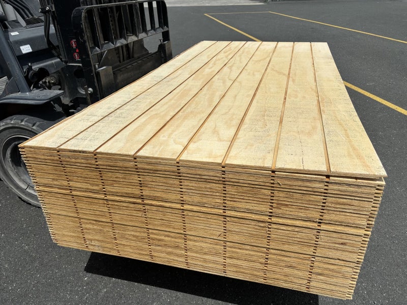 Grooved Plywood Cladding | Structural Grade 2440 x 1200 Carousel 1