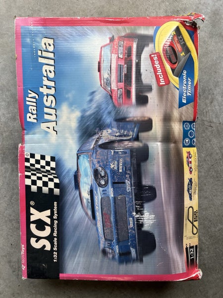 SCX Rally Australia Slot car set + extra tracks Carousel 1