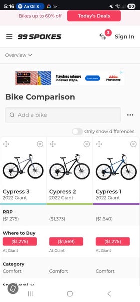 Giant Cypress 2 NEW Condition Carousel 10