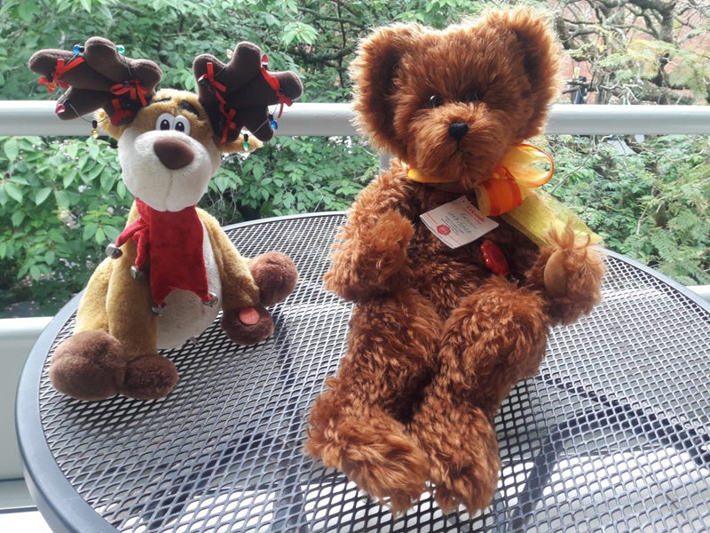 EDWIN HERMANN TEDDY ORIGINAL447/2000 MOHAIR D'LYALL DESIGN LONG BENT LEGS MOHAIR Carousel 13