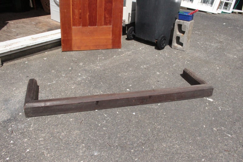 VERY SOLID HARD WOOD FIRE SURROUND GUARD IN GOOD CONDITION Carousel 1