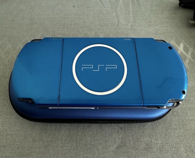PSP 3000 – Carnival Blue | 64GB | Fully Set Up64363598326659112