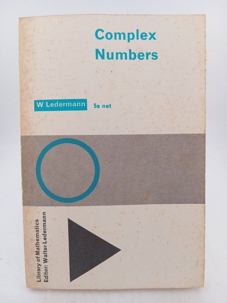 Complex Numbers (Library of Mathematics) by W. Ledermann64353039123586110