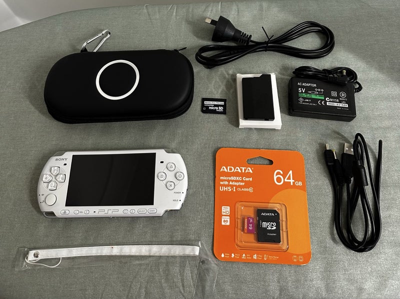 PSP 3000 – Pearl White | 64GB | Fully Set Up64353069062529110
