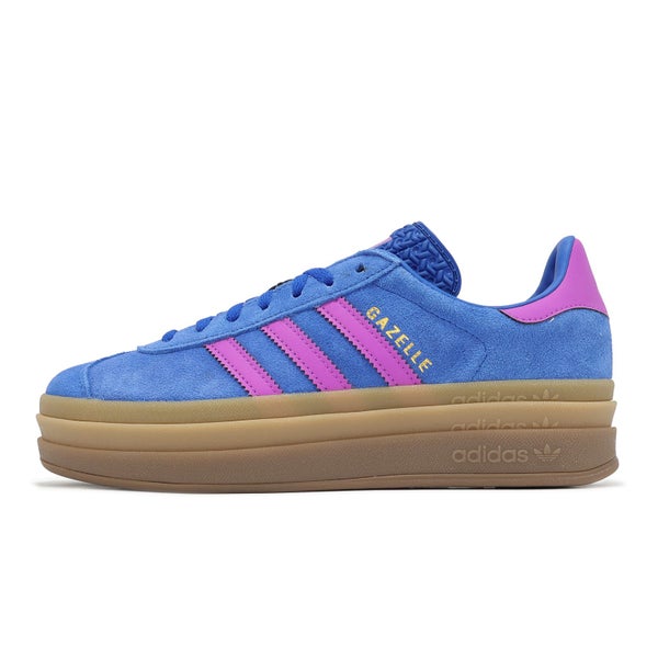 adidas Originals Gazelle Bold W Blue Purple Burst Women Casual Shoes IG4367 Carousel 1