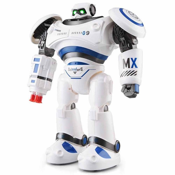 Intelligent RC Robot AD Police with Light and Sound Full Control Combat Defender Carousel 2