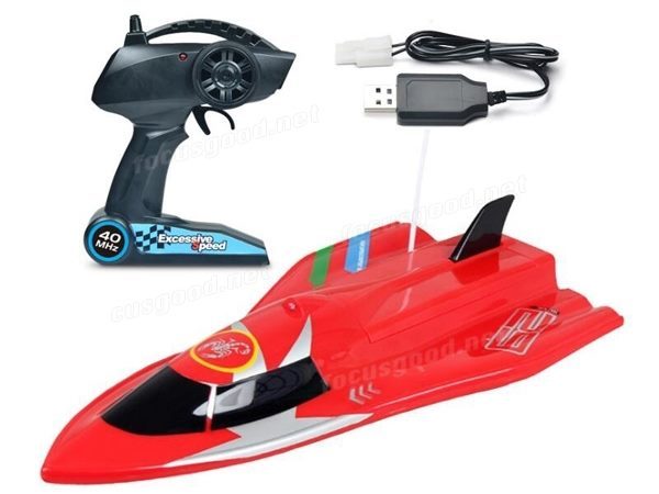Racing Boat - 40CM RC High-Powered - RED Carousel 1