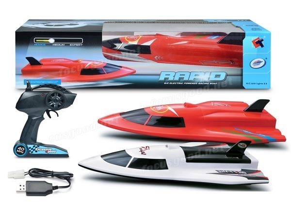 Racing Boat - 40CM RC High-Powered - RED Carousel 2