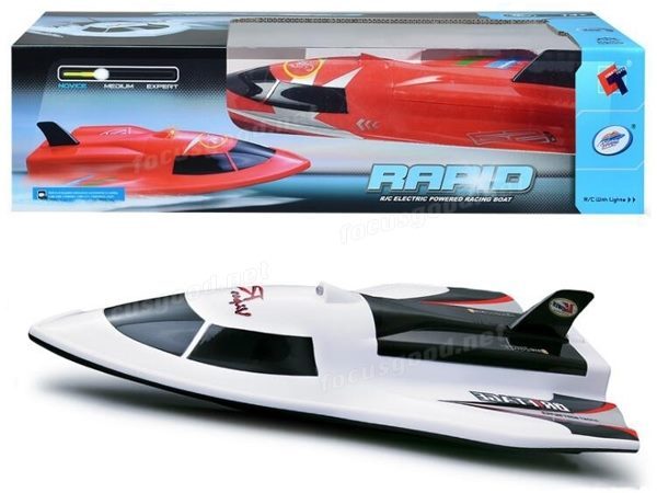 Racing Boat - 40CM RC High-Powered - RED Carousel 3