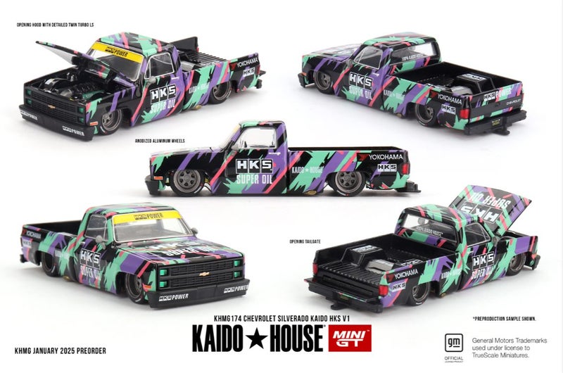 Mini GT Chevrolet Silverado KAIDO HKS V1 Carousel 1