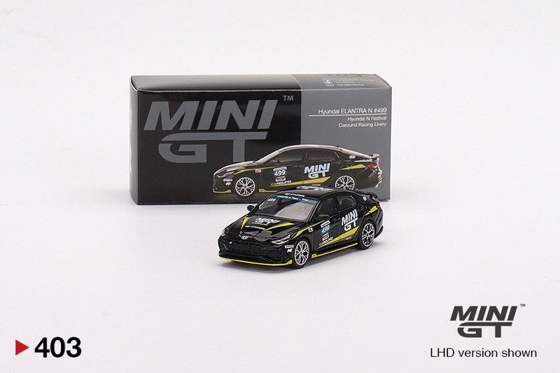 Mini GT Hyundai Elantra N #499 Caround Racing Hyundai N-Festival Carousel 1