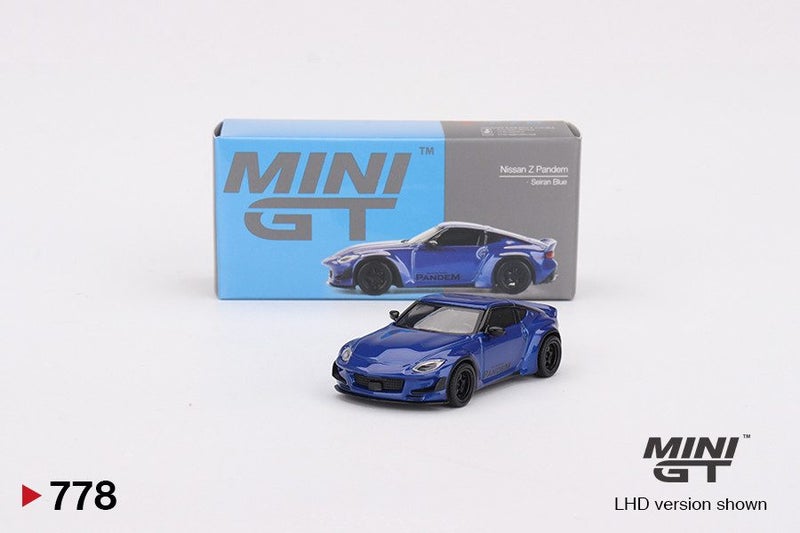 Mini GT Nissan Z Pandem Seiran Blue Carousel 1