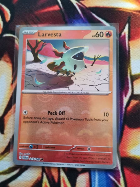 Larvesta - Pokeball - Black Bolt - 015/086 - NM Carousel 1