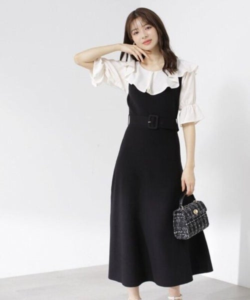 Sweater Maxi Dress Belt B3580510 Carousel 8