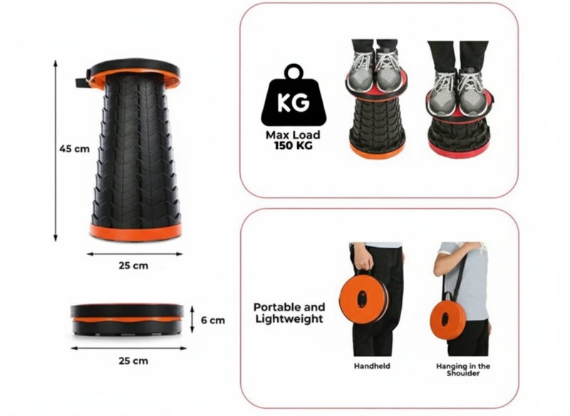 Portable Folding Stool NZ Clearance Carousel 2