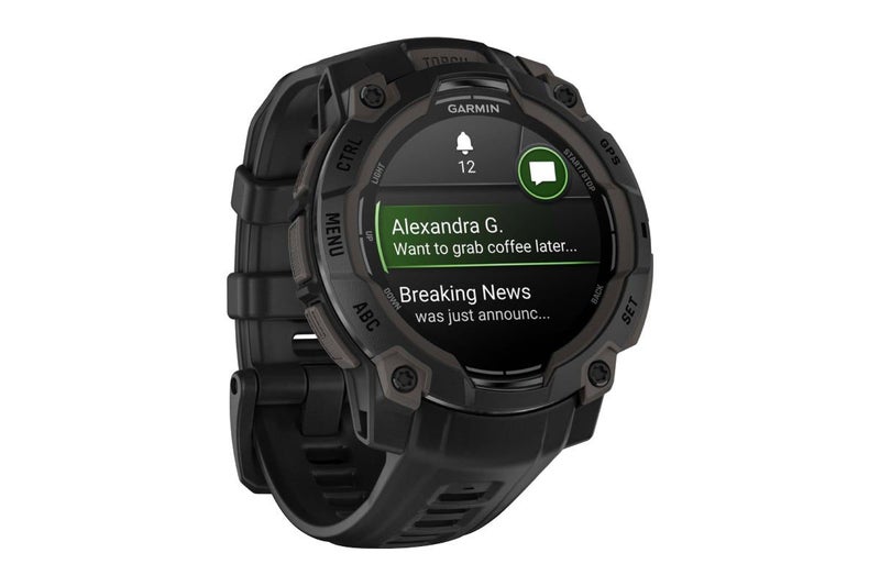 Garmin Instinct 3 AMOLED Smart Sports Watch (Black with Black Band, 45mm) Carousel 2