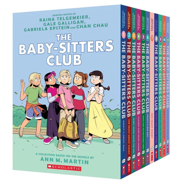 Baby-Sitters Club Graphix 11-Book Boxed Set by Ann Martin - Paperback Carousel 1