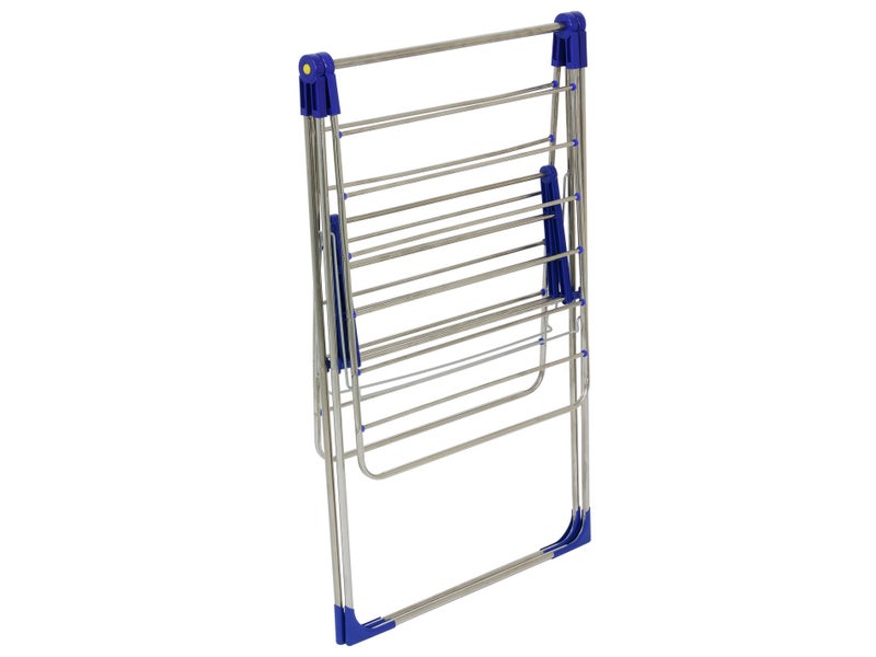 Clothes Horse Drying Rack - Folding Stainless Steel Dryer - Equiv to 18m Line Carousel 2