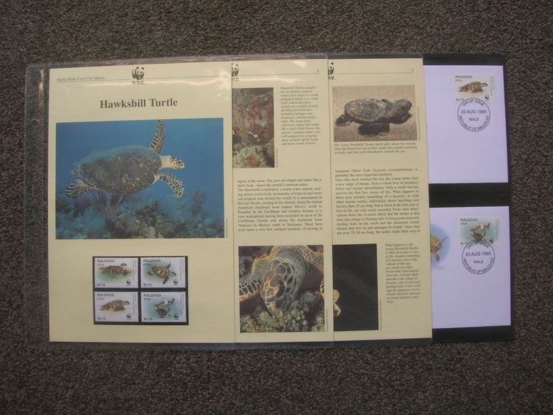 WWF Collection - Maldives - 1995 Hawksbill Turtle Carousel 1