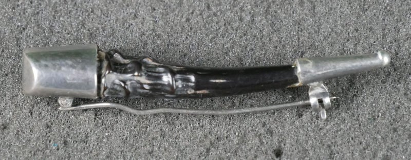 Unusual Vintage Silver Claw or Stinger (?) Pin Carousel 1