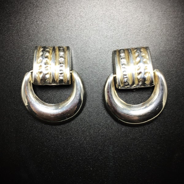 Sterling clip on Mexican made earrings Carousel 2