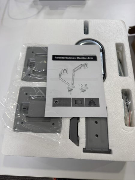 Dual Counterbalance Monitor Arm – – VESA Mount – New in Box Carousel 2
