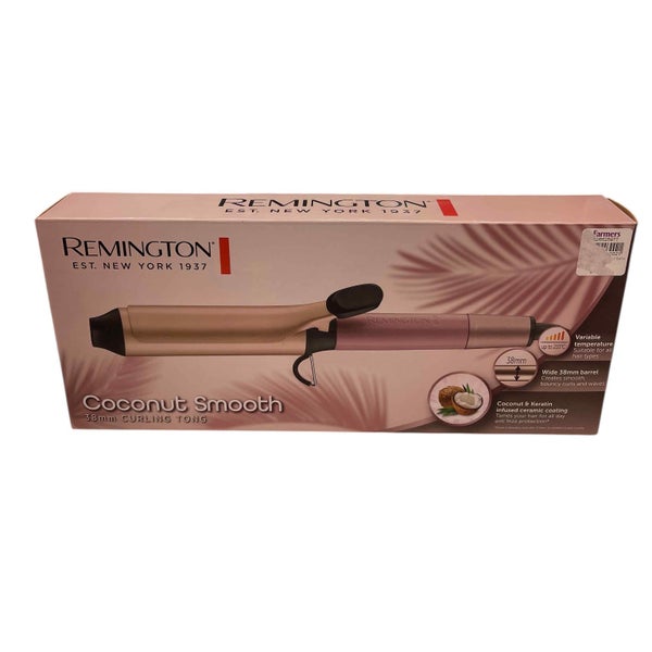REMINGTON COCONUT SMOOTH CURLING TONG Carousel 1