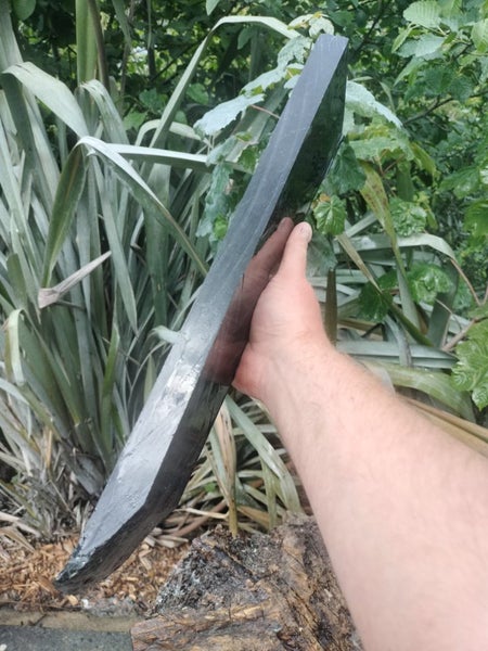 semi Nephrite greenstone killing weapon Slab 46cm Carousel 2