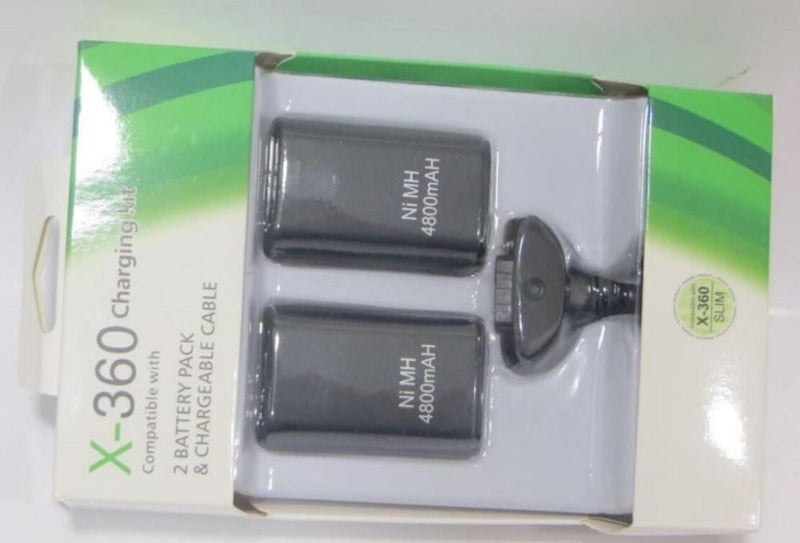 XBOX 360 Wireless Controller Rechargeable Battery Pack Carousel 4